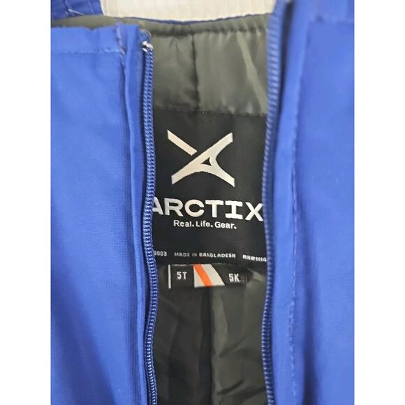 Arctix~Kids Size 5T~ Royal Blue Water Repellant Insulated Ski Snow Bib Overalls. - Picture 4 of 16